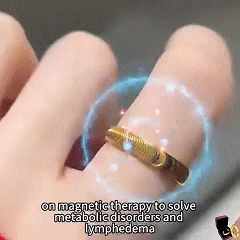 (🔥LAST DAY SALE-80% OFF) DarkFairy™ 💖Lymphatic magnetic therapy cats eye ring